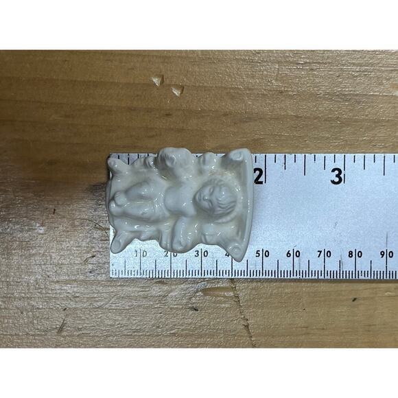 9 Piece White Ceramic Christmas Nativity Scene Set Figures. Faith. Jesus. - Picture 7 of 7